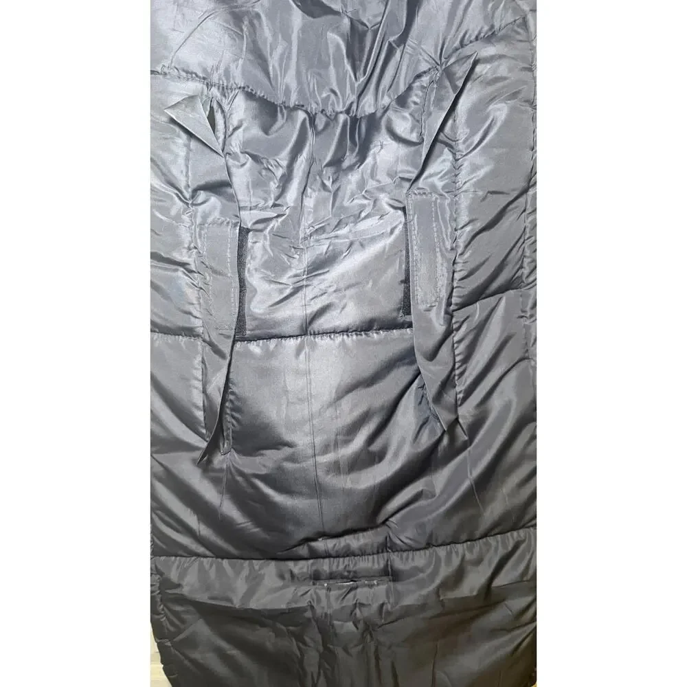 Orzbow Fleece Footmuff Gray Winter Full Zip for Infant Toddler Strollers